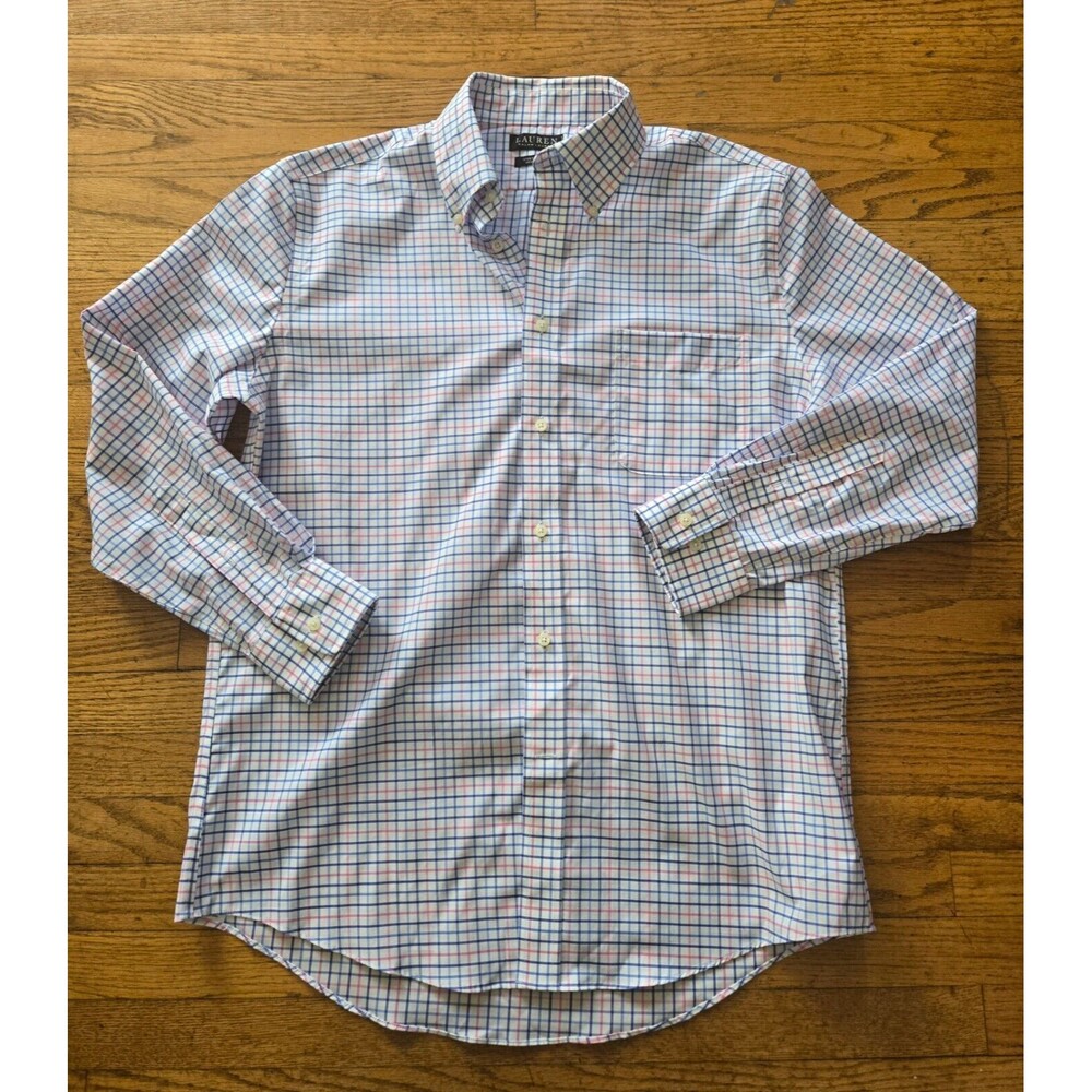 Lauren Ralph Lauren Black Label Dress Shirt Men's Large 16 32/33 Stretch